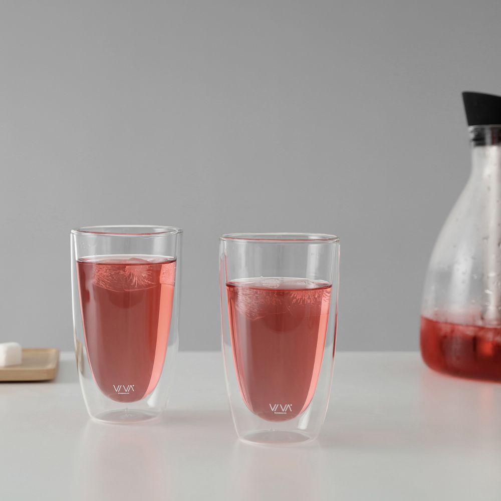 Teeglas LAUREN, 2er-Set, 490 ml, doppelwandig, Viva Scandinavia