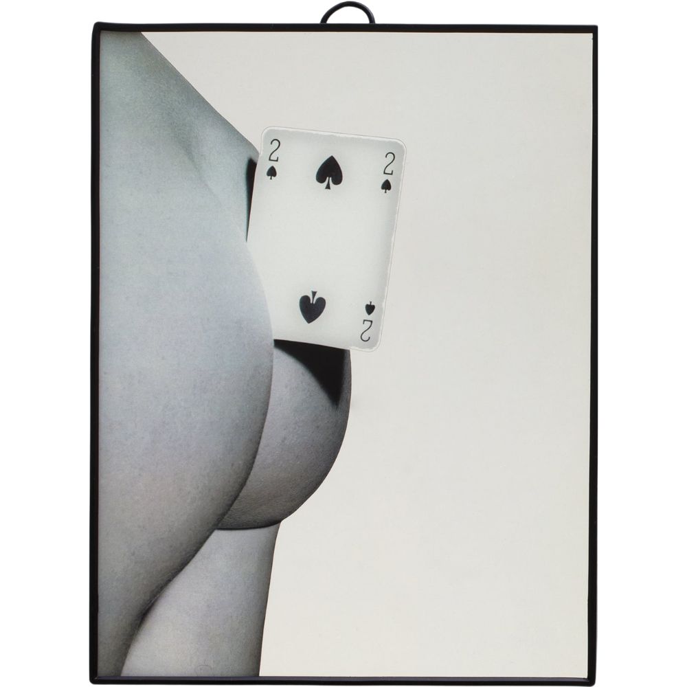 Tischspiegel TOILETPAPER TWO OF SPADES 17,5 x 23 cm, Seletti