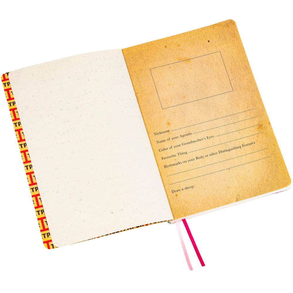Notizbuch TOILETPAPER GLOBE 21 x 14 cm, blau, Seletti