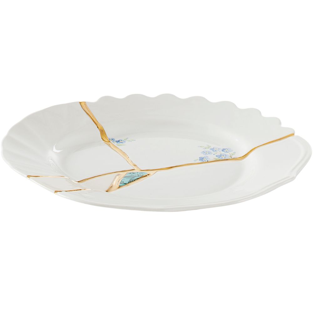 Dessertteller KINTSUGI 3, 21 cm, weiß, Seletti