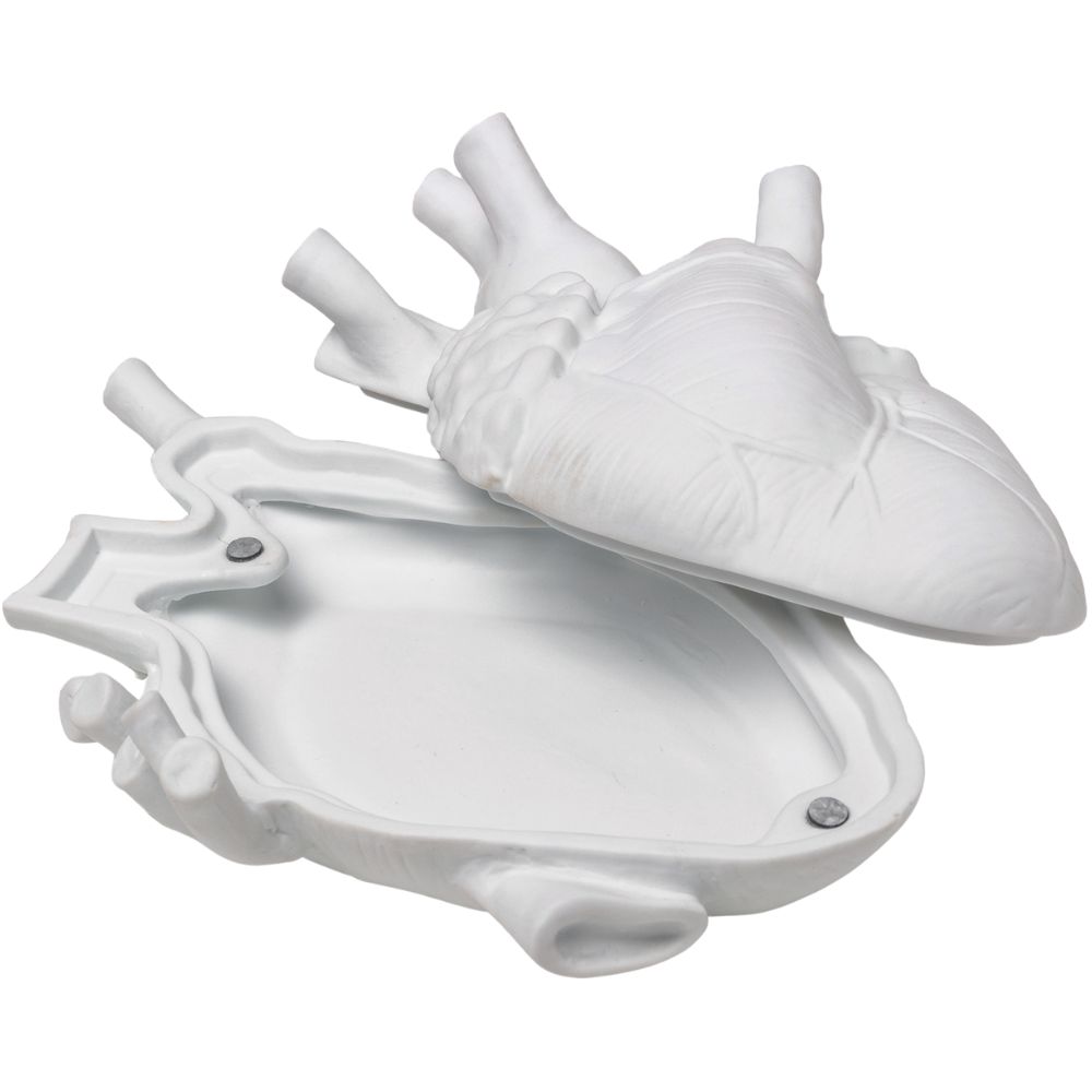 Aufbewahrungsbox LOVE IN A BOX 19 cm, weiß, Seletti