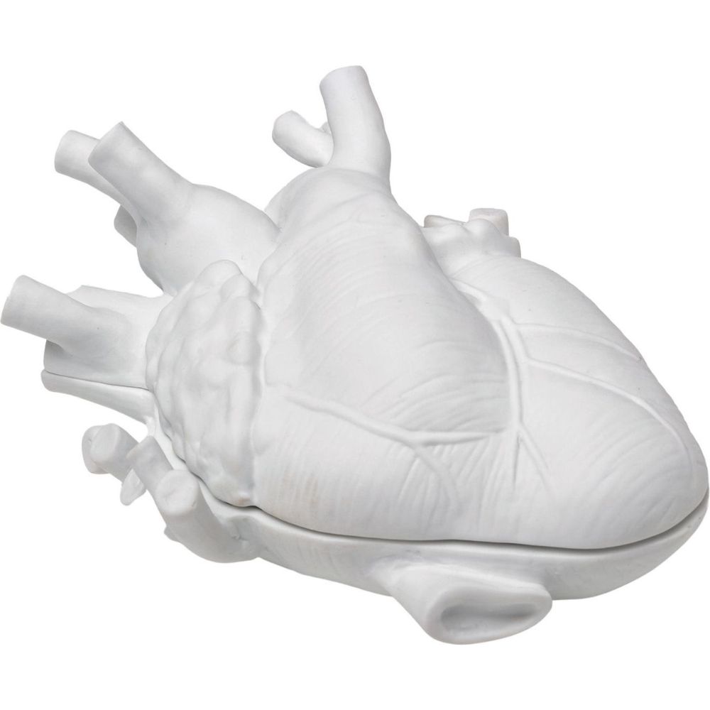 Aufbewahrungsbox LOVE IN A BOX 19 cm, weiß, Seletti