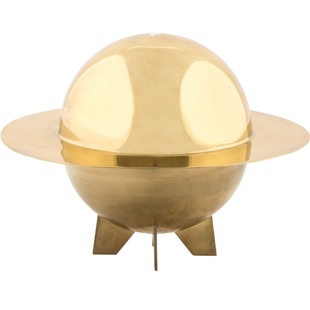 Servierplatte COSMIC DINER LUNAR 32 cm, Messing, Seletti