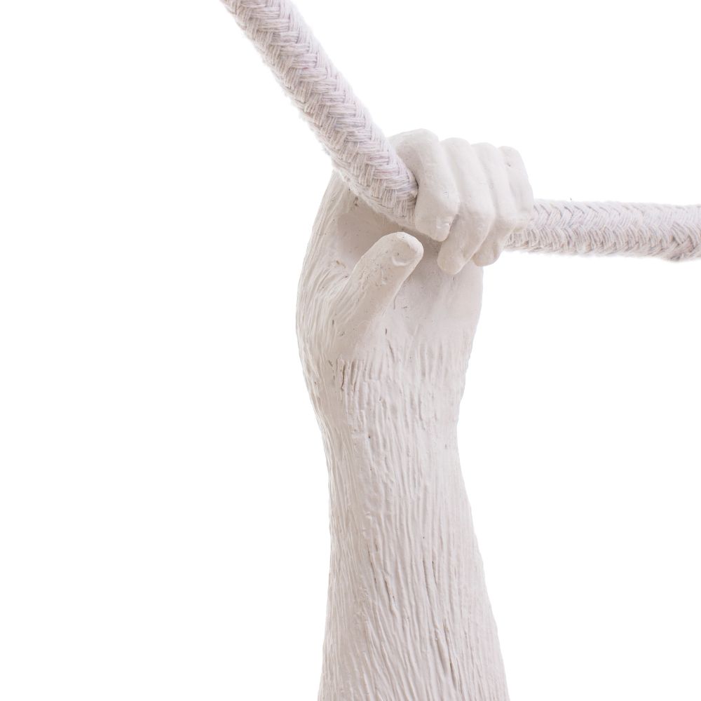 Hängelampe MONKEY SWING 59 cm, weiß, Seletti