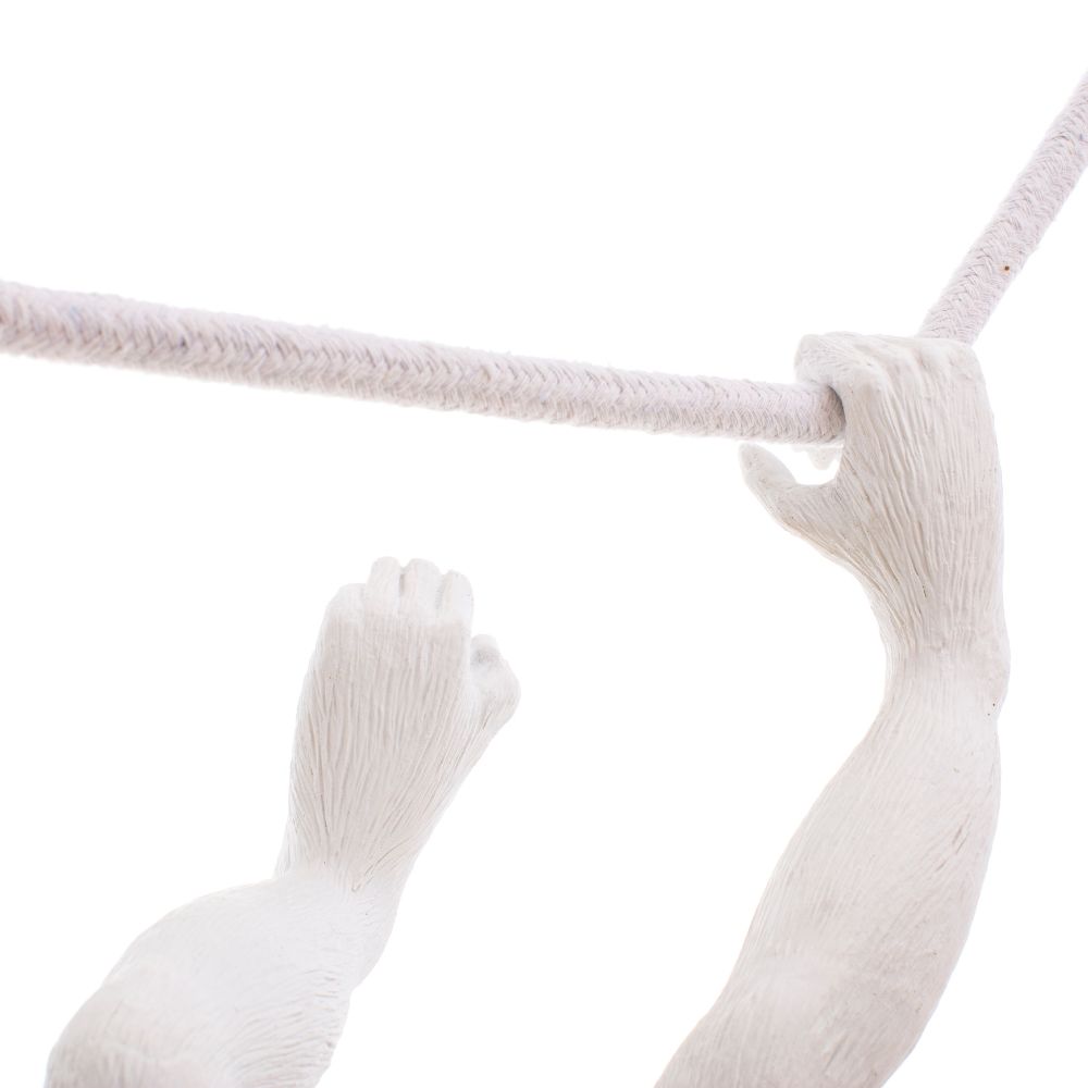 Hängelampe MONKEY SWING 59 cm, weiß, Seletti