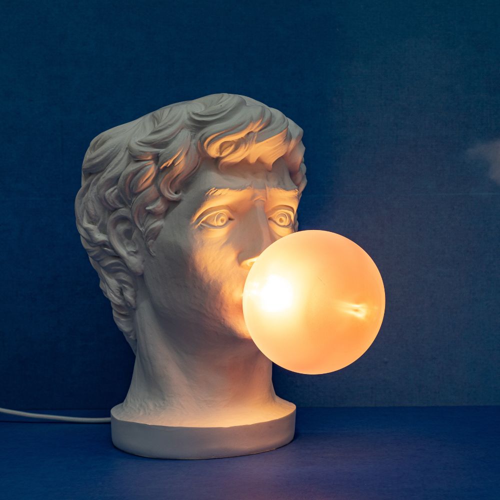 Tischlampe WONDER TIMES 40,5 cm, weiß, Seletti