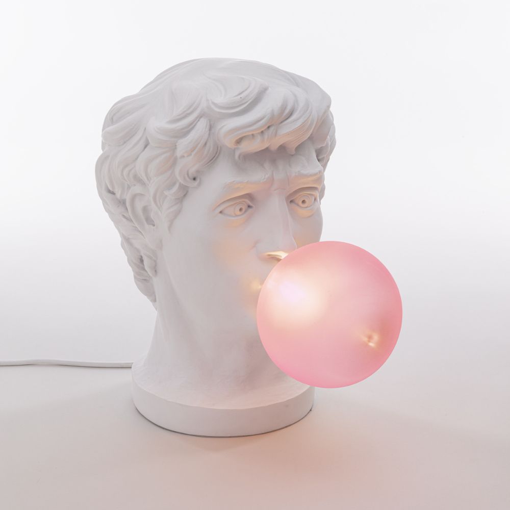 Tischlampe WONDER TIMES 40,5 cm, weiß, Seletti