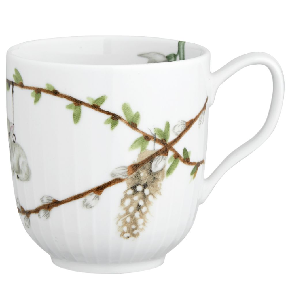 Becher HAMMERSHOI SPRING 330 ml, Ostermotiv, weiß, Kähler