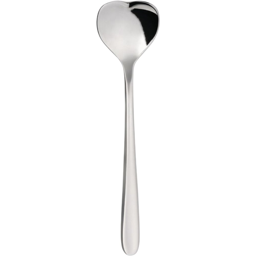 Teelöffel BIG LOVE, 4er-Set, 14 cm, silber, Alessi