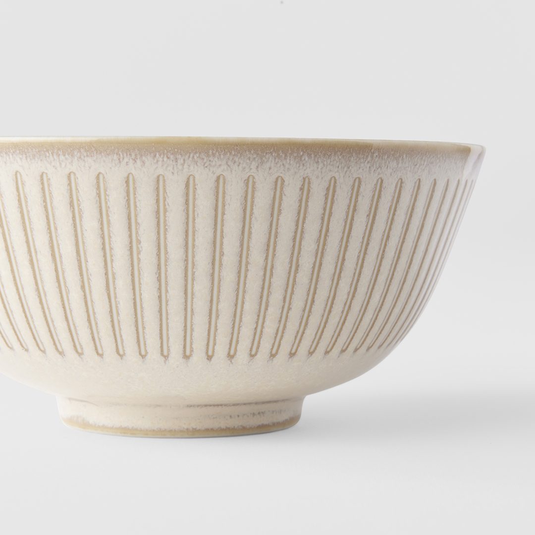 Schale RIDGED ALABASTER 550 ml, 16 cm, MIJ