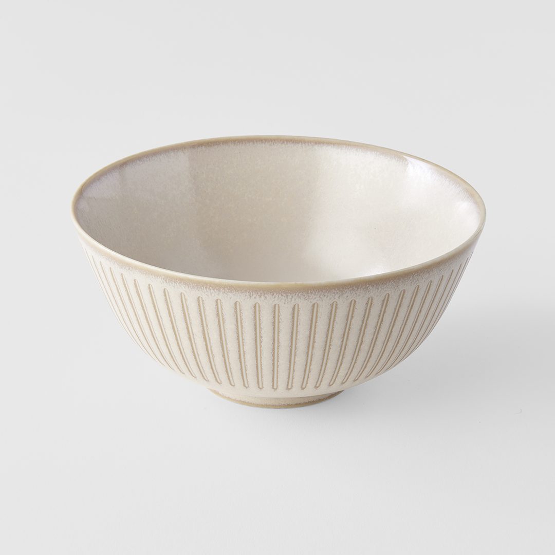 Schale RIDGED ALABASTER 550 ml, 16 cm, MIJ