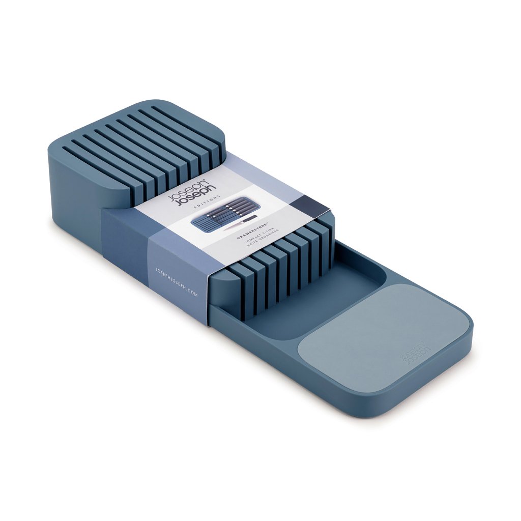 Organizer Stufiger Messerkasten DRAWER STORE, blau, Joseph Joseph