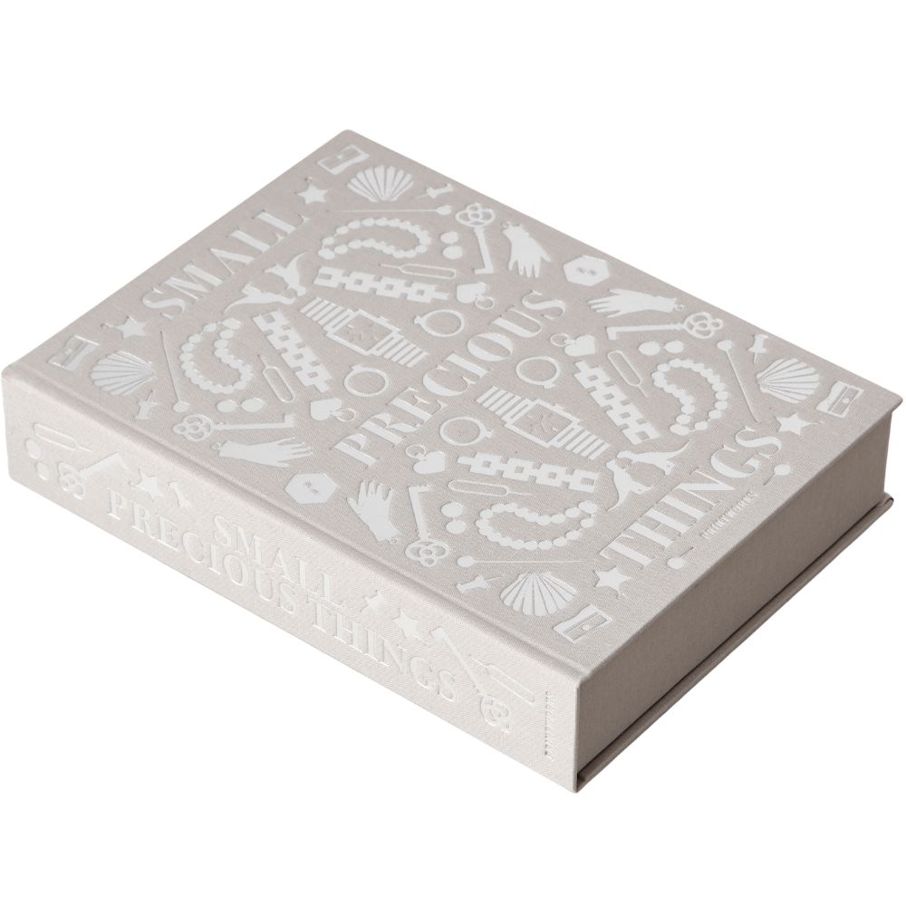Aufbewahrungsbox Schmuck PRECIOUS THINGS, grau, Printworks