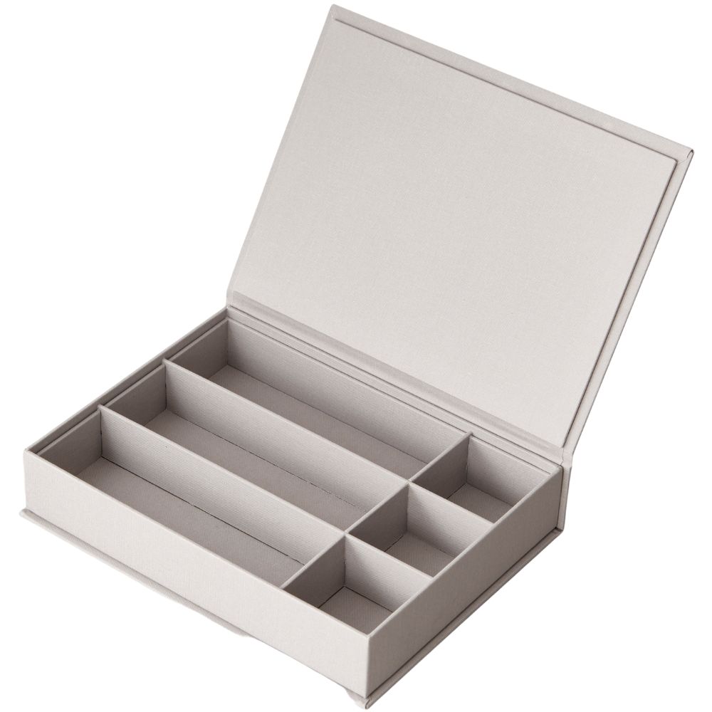 Aufbewahrungsbox Schmuck PRECIOUS THINGS, grau, Printworks