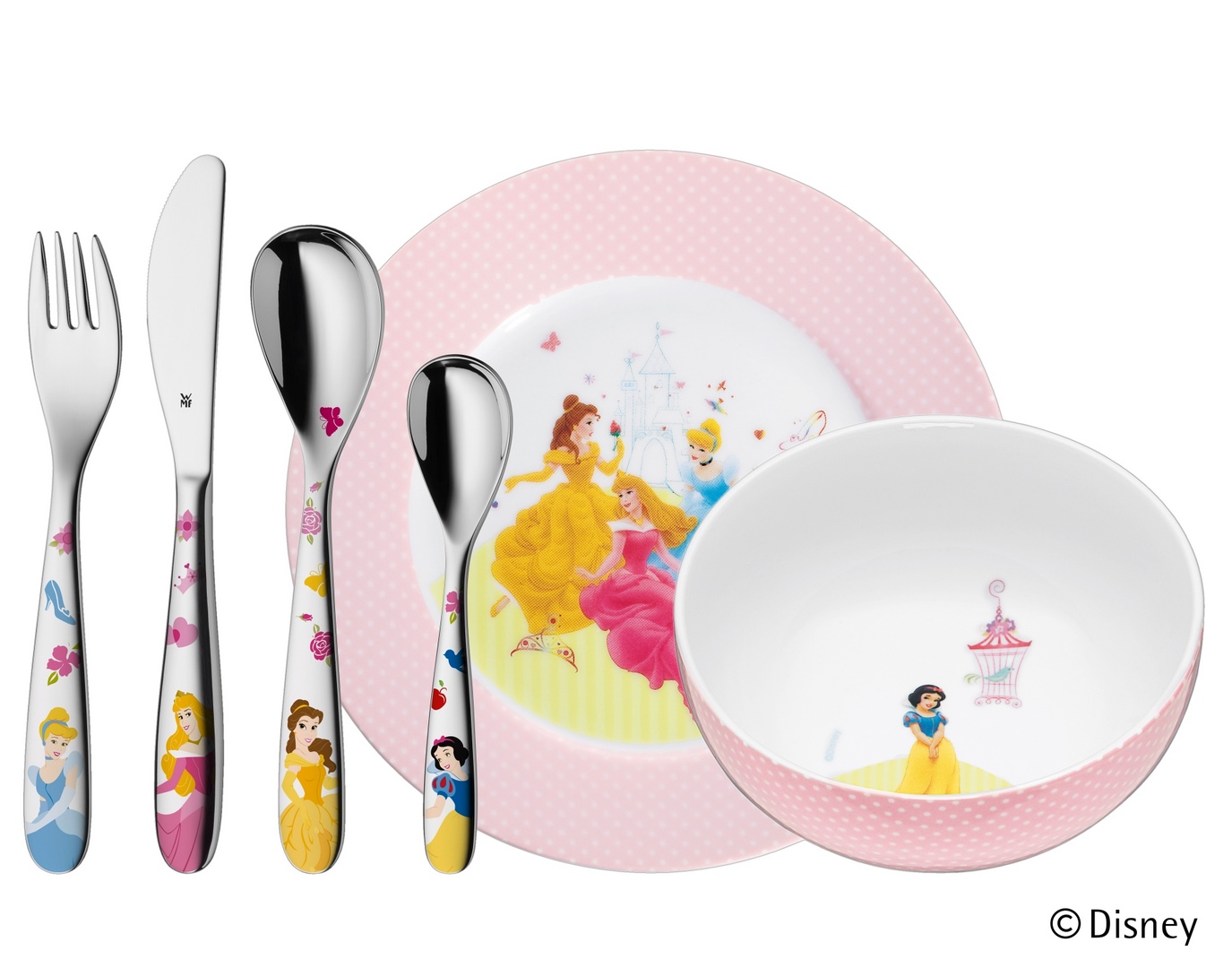 Kinder Besteckset DISNEY PRINCESS, 6-teilig, WMF