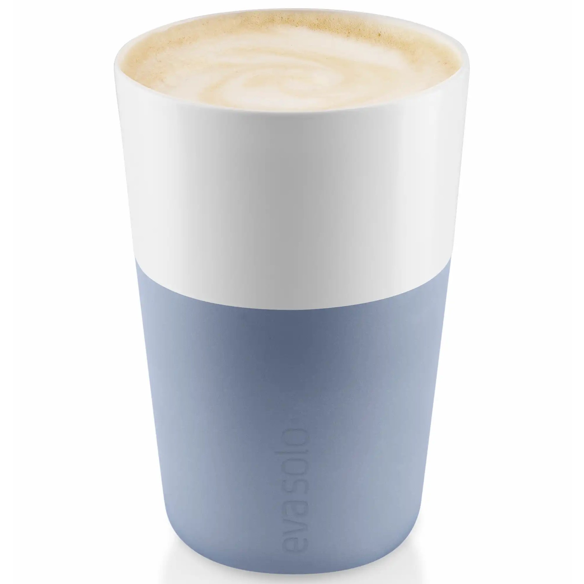 Isolierbecher für Caffé Latte 360 ml, set à 2 st, trüb blau, Eva Solo