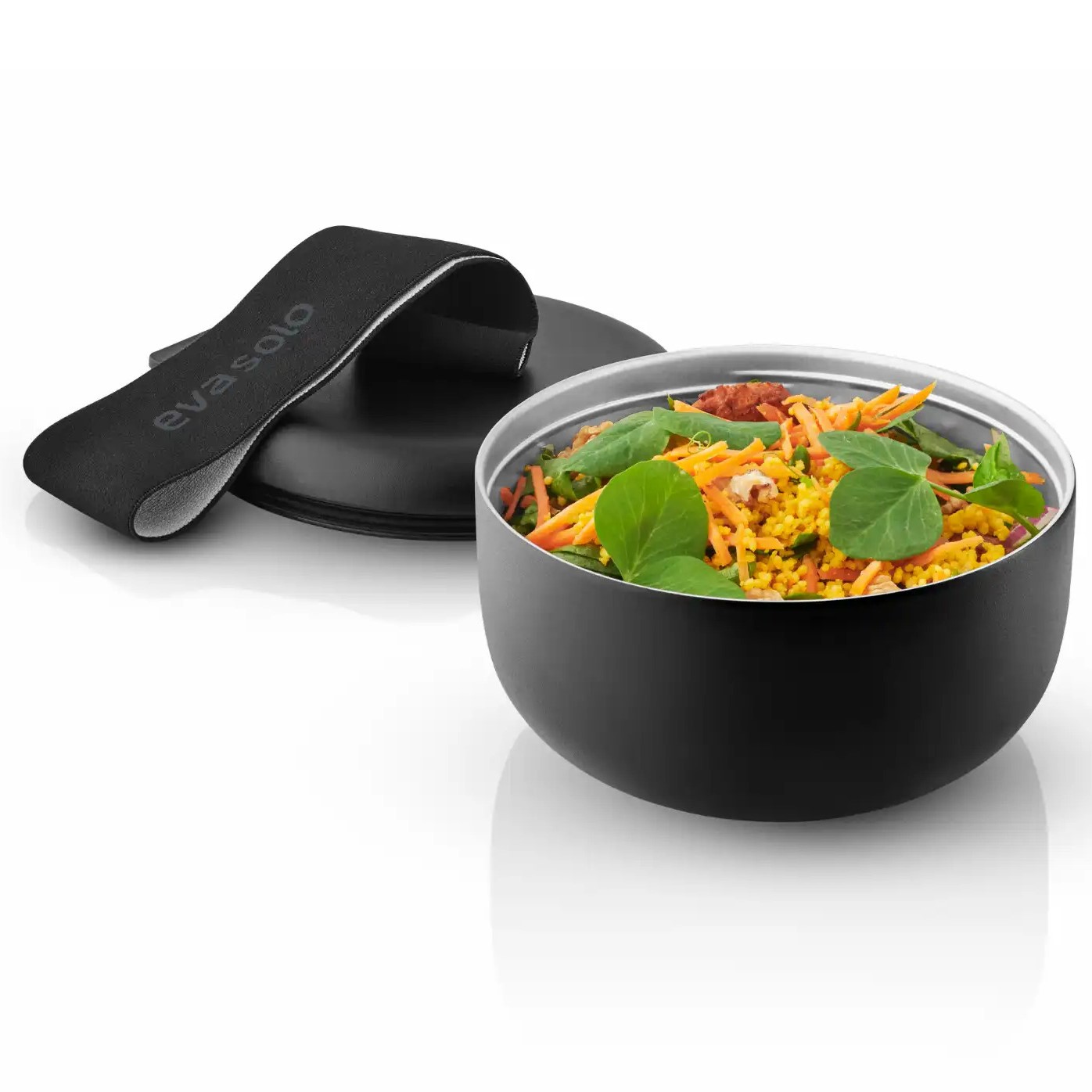 Lunchbox TO GO, 750 ml, schwarz, Edelstahl, Eva Solo