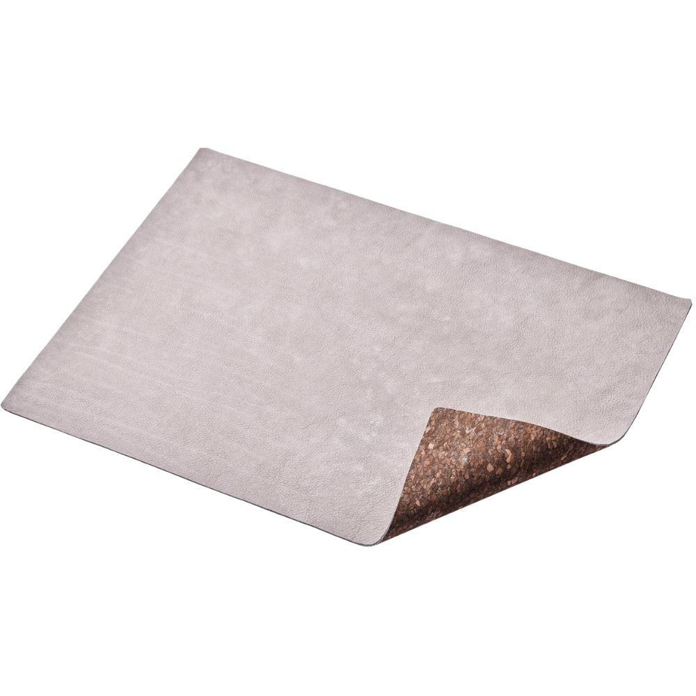 Schreibtischunterlage Desk Pad 55 cm, Lavagrau, Leder, Fritz Hansen