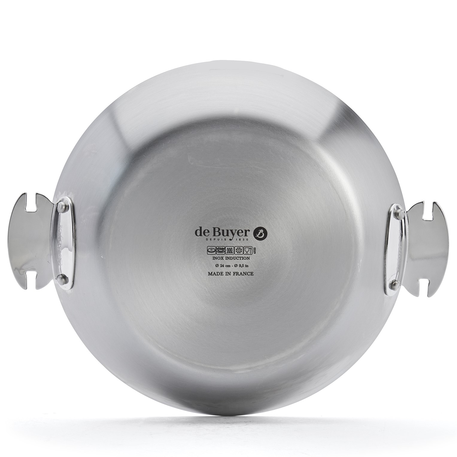 Pfanne ALCHIMY LOQY 24 cm, silber, rostfreier Stahl, de Buyer