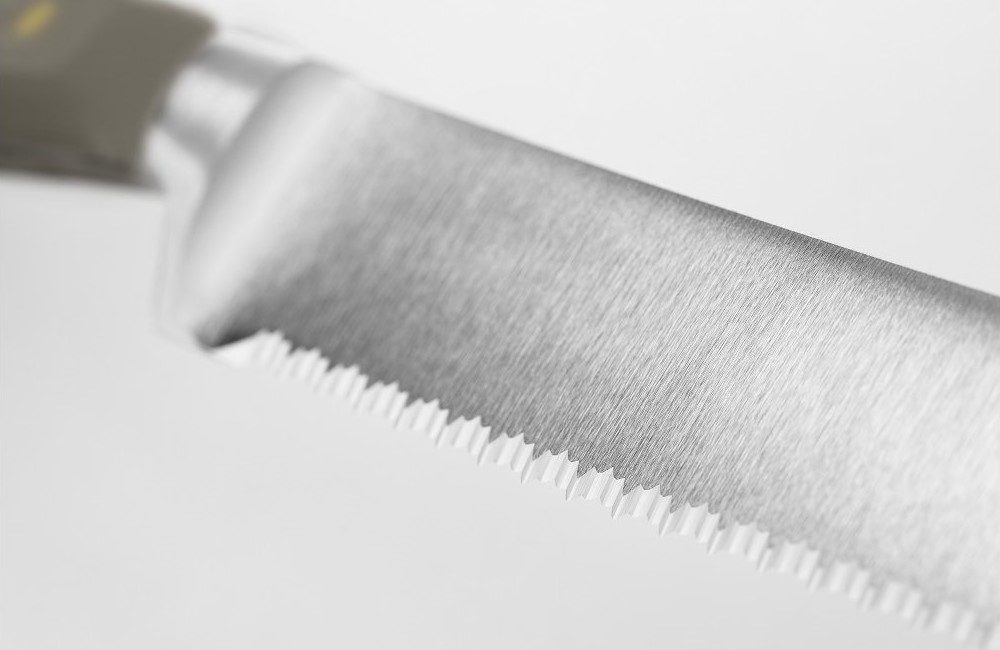 Brotmesser CLASSIC COLOUR 23 cm, Velvety Oyster, Wüsthof