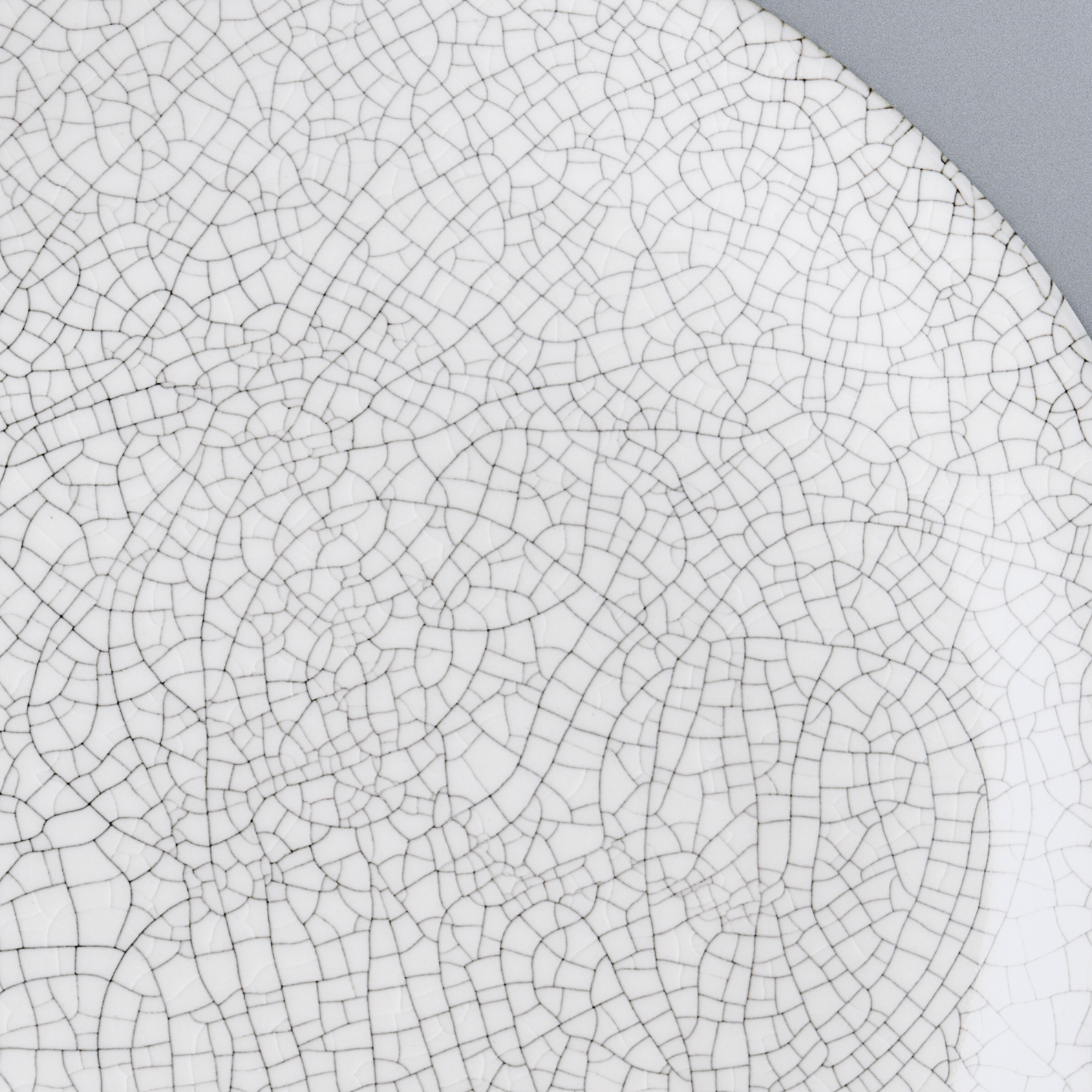 Dessertteller MODERN WHITE & GREY, 24 cm, MIJ