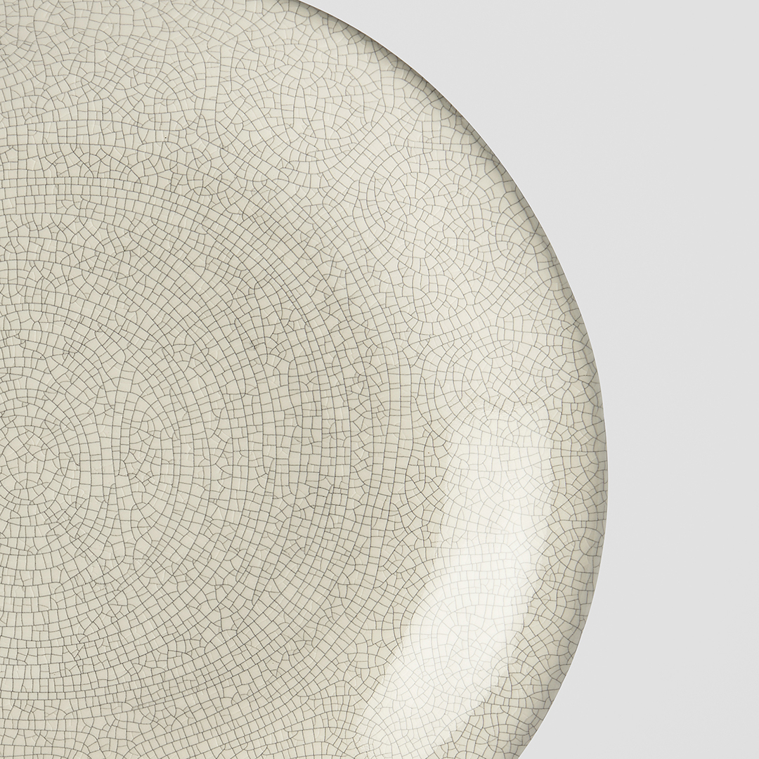 Dessertteller MODERN WHITE & GREY, 24 cm, MIJ