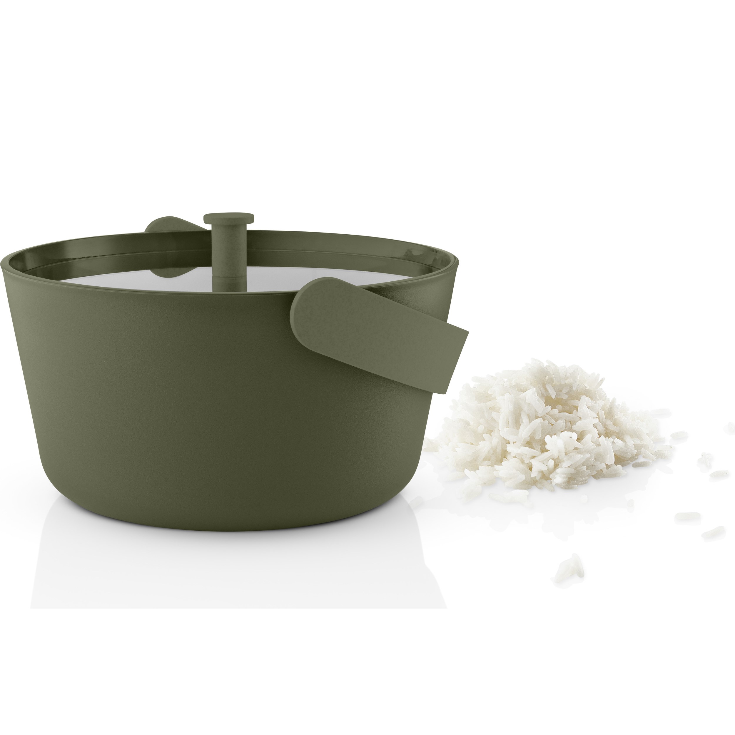 Mikrowellen-Reiskocher GREEN TOOL 1,7 l, grün, Glas/Kunststoff, Eva Solo