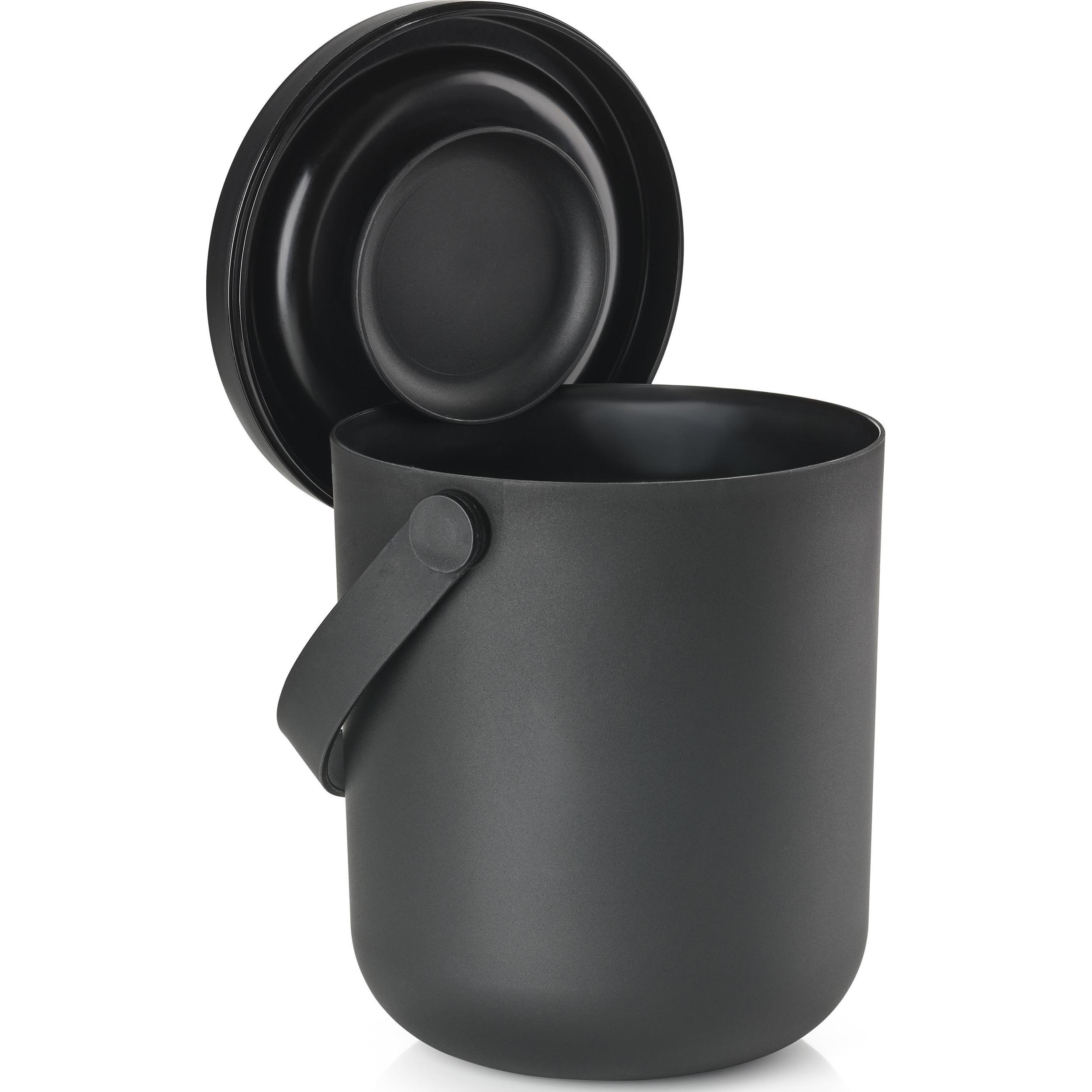 Bioabfallbehälter CIRCULAR 3 l, hellgrau, Kunststoff, Zone Denmark