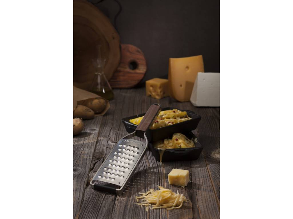 Zester Reibe und Grobreibe MASTER Set, 2er Set, Holzgriffe, Microplane