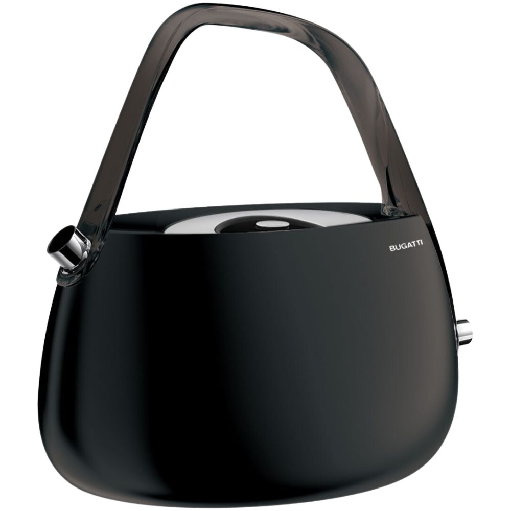 Wasserkocher JACKIE 1,2 l, schwarz, Edelstahl, Bugatti