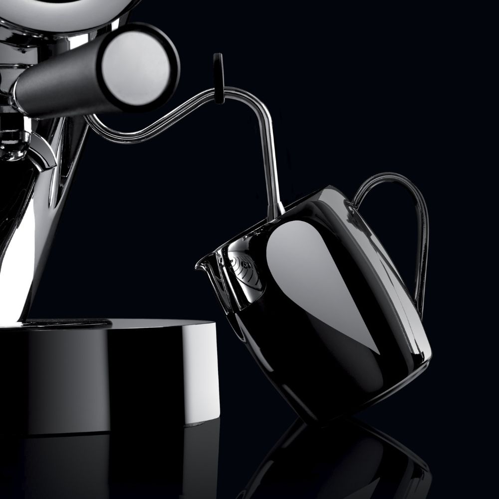 Espresso Kaffeemaschine DIVA EVOLUTION 0,8 l, Creme, Edelstahl, Bugatti
