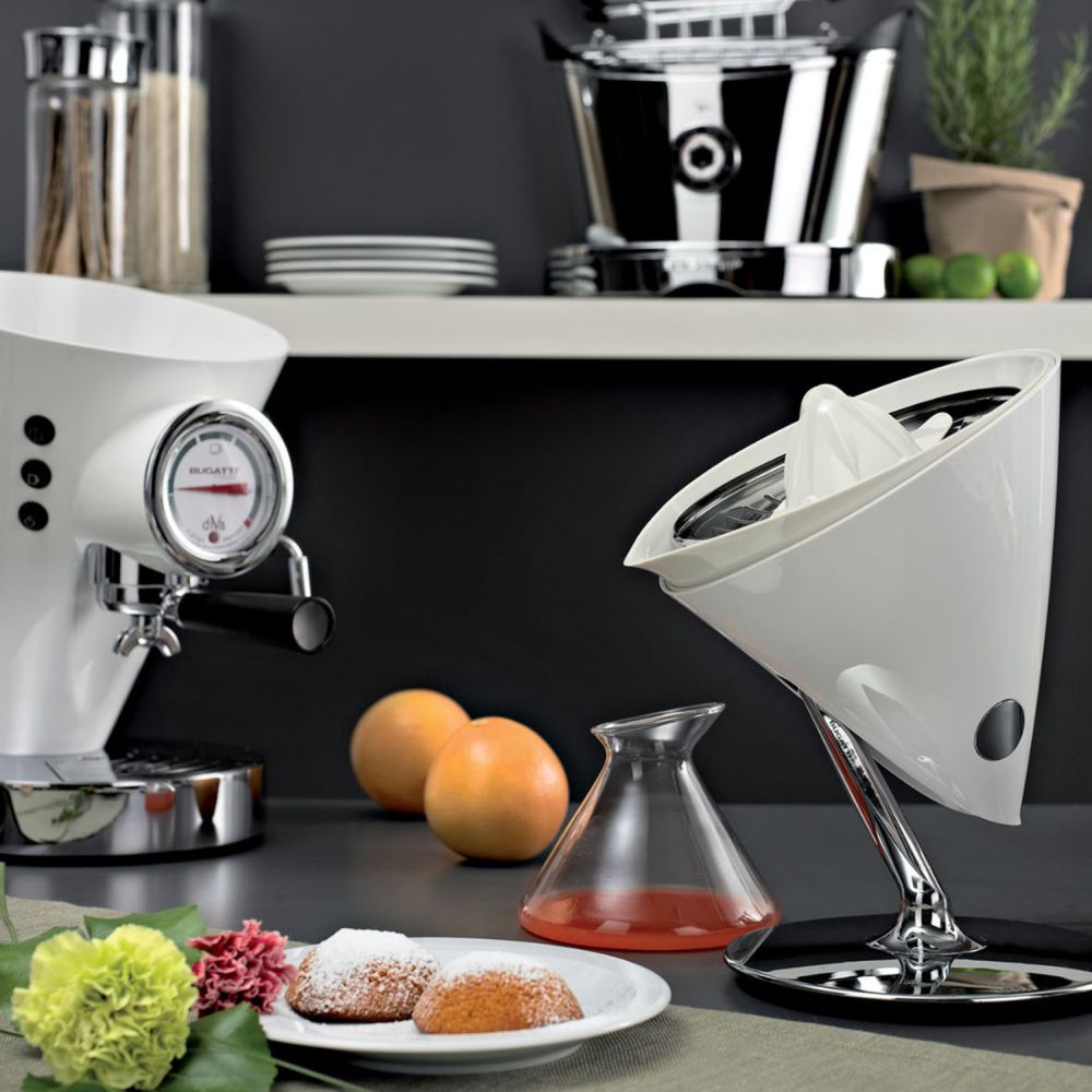 Elektrischer Entsafter VITA 0,6 l, Apfelgrün, Edelstahl, Bugatti