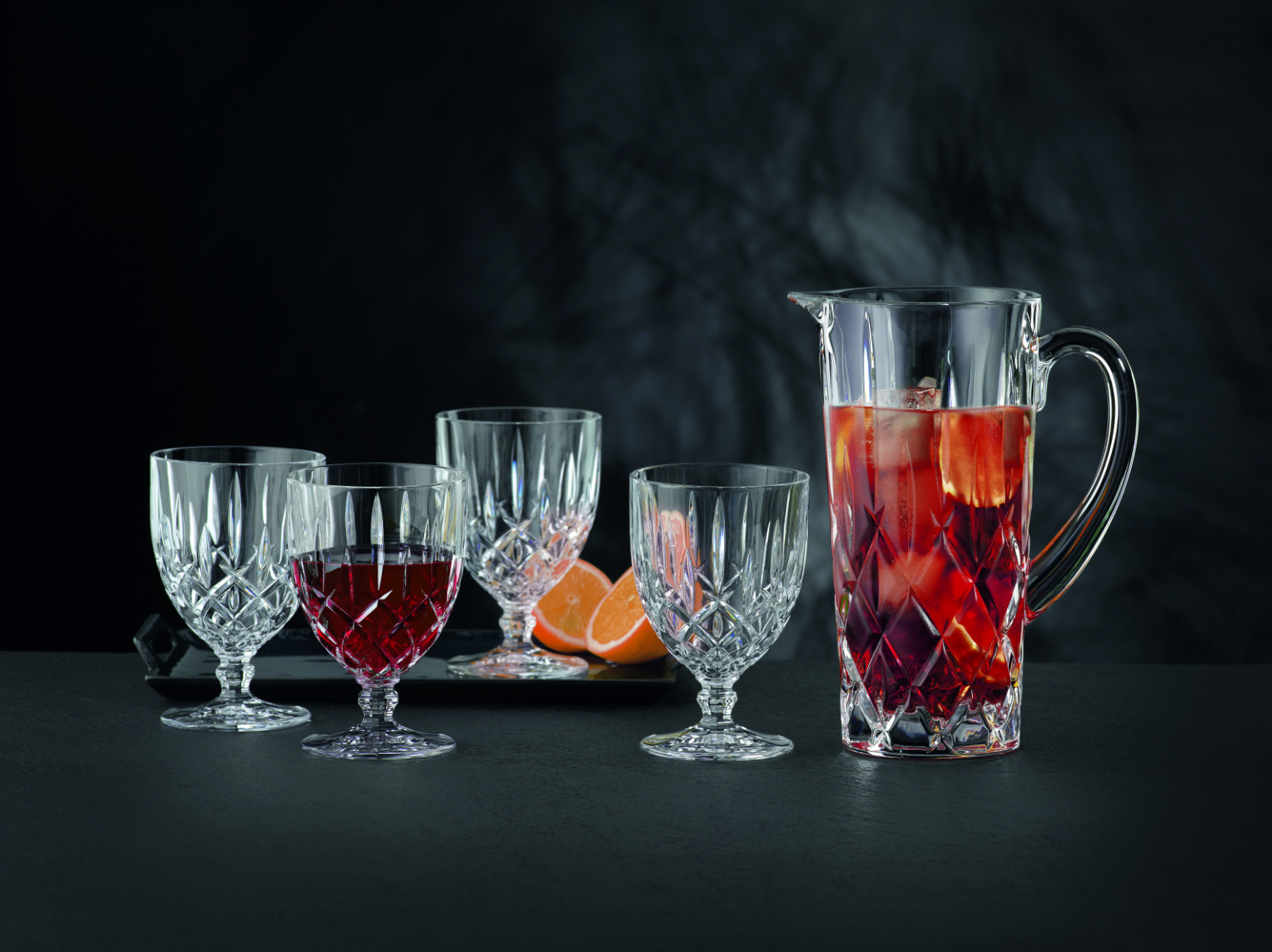 Gläser mit Krug NOBLESSE, 5-teilig, klar, Nachtmann