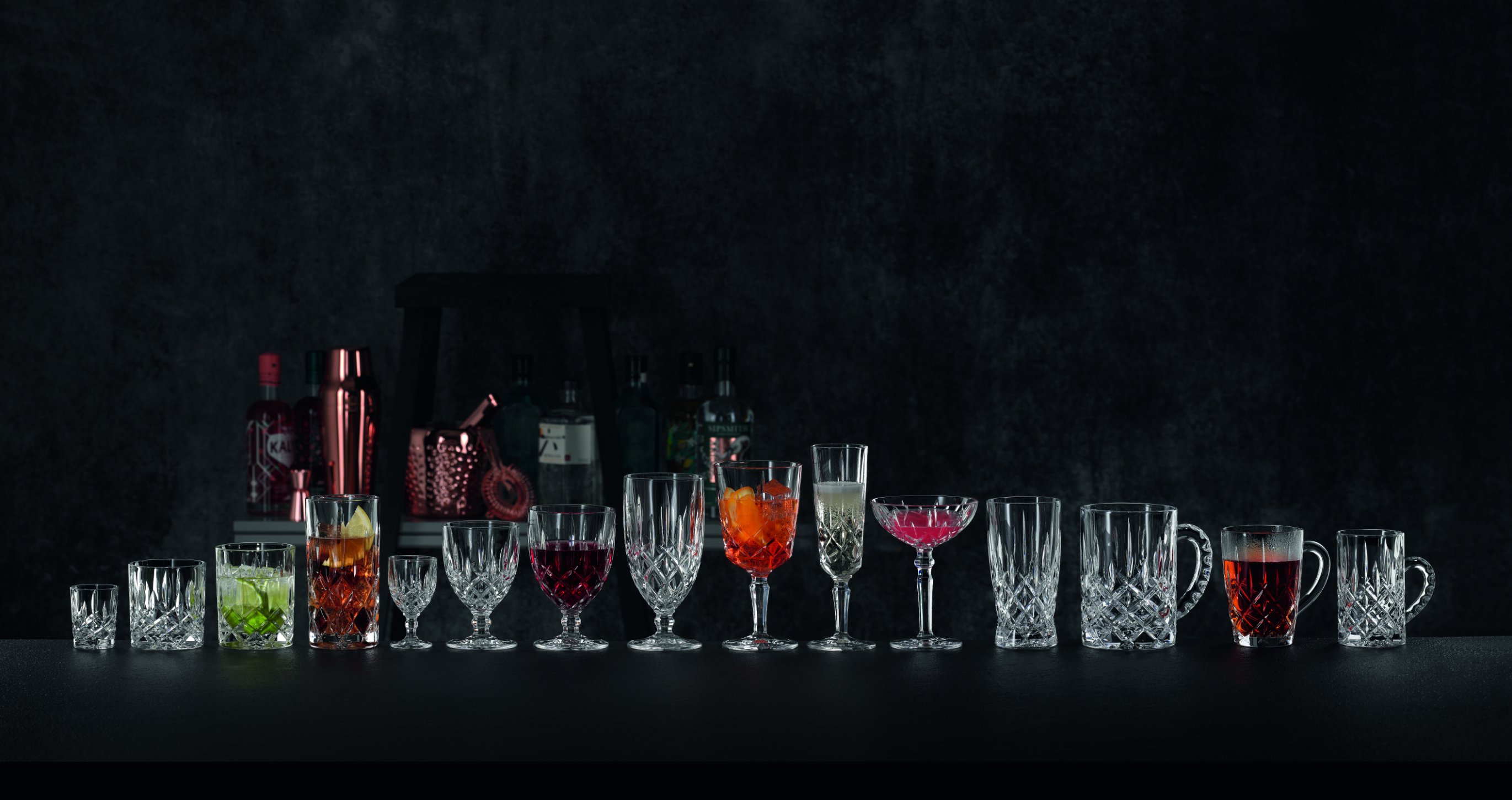 Gläser mit Krug NOBLESSE, 5-teilig, klar, Nachtmann