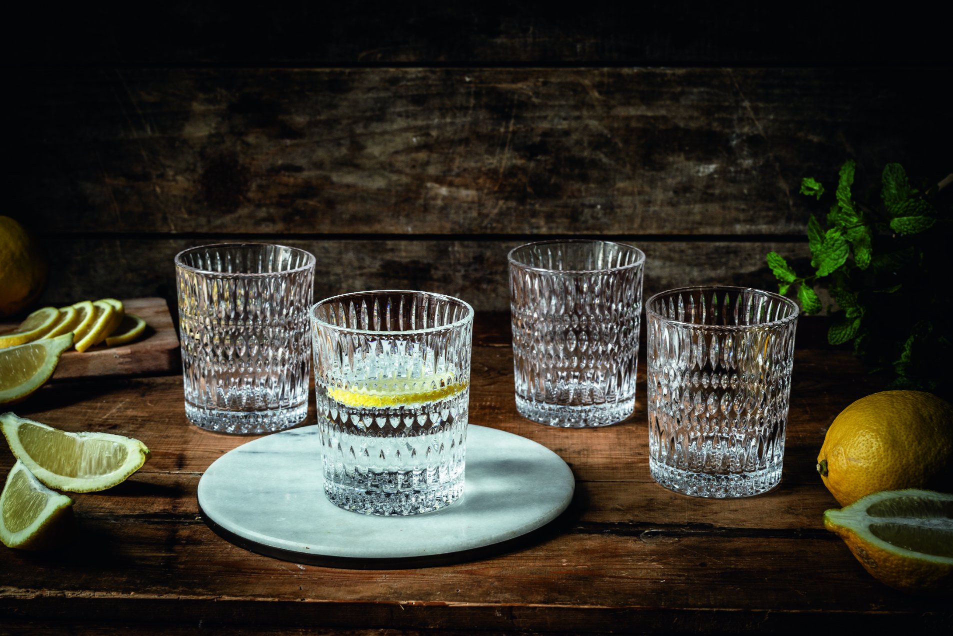 Whiskeygläser ETHNO, 4er-Set, 294 ml, klar, Nachtmann