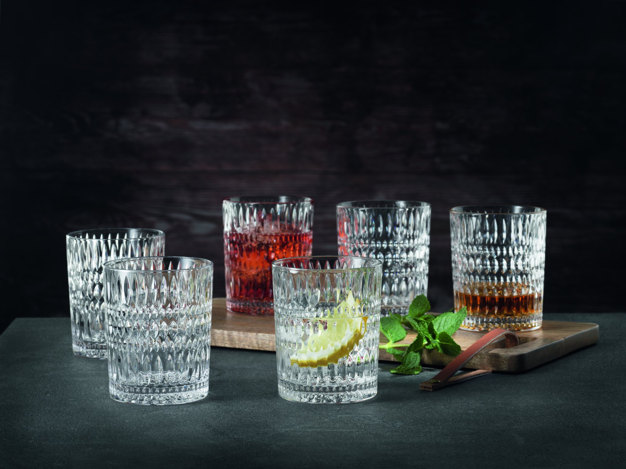 Whiskeygläser ETHNO, 4er-Set, 294 ml, klar, Nachtmann