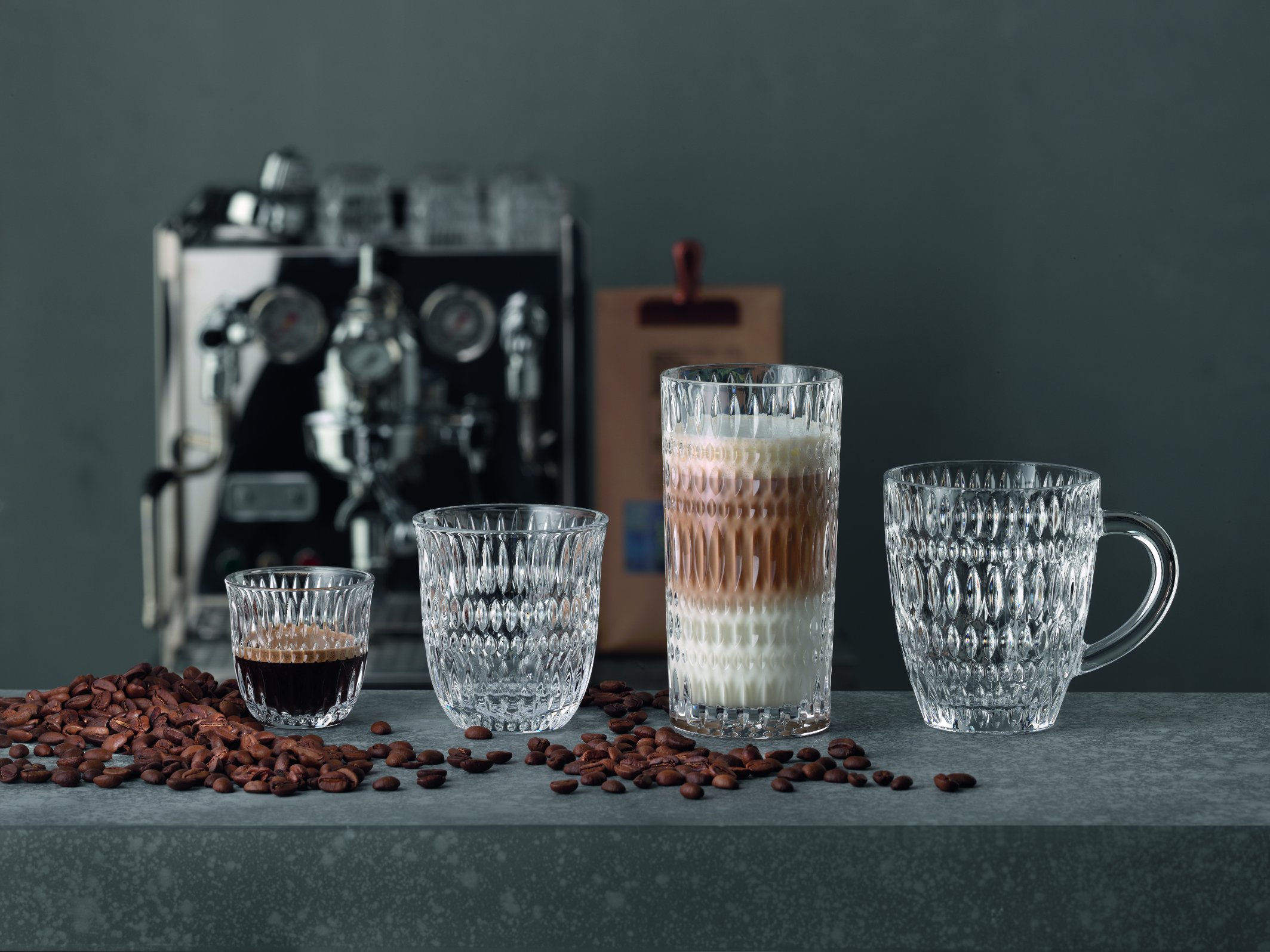 Espressogläser ETHNO BARISTA, 2er-Set, 90 ml, klar, Nachtmann