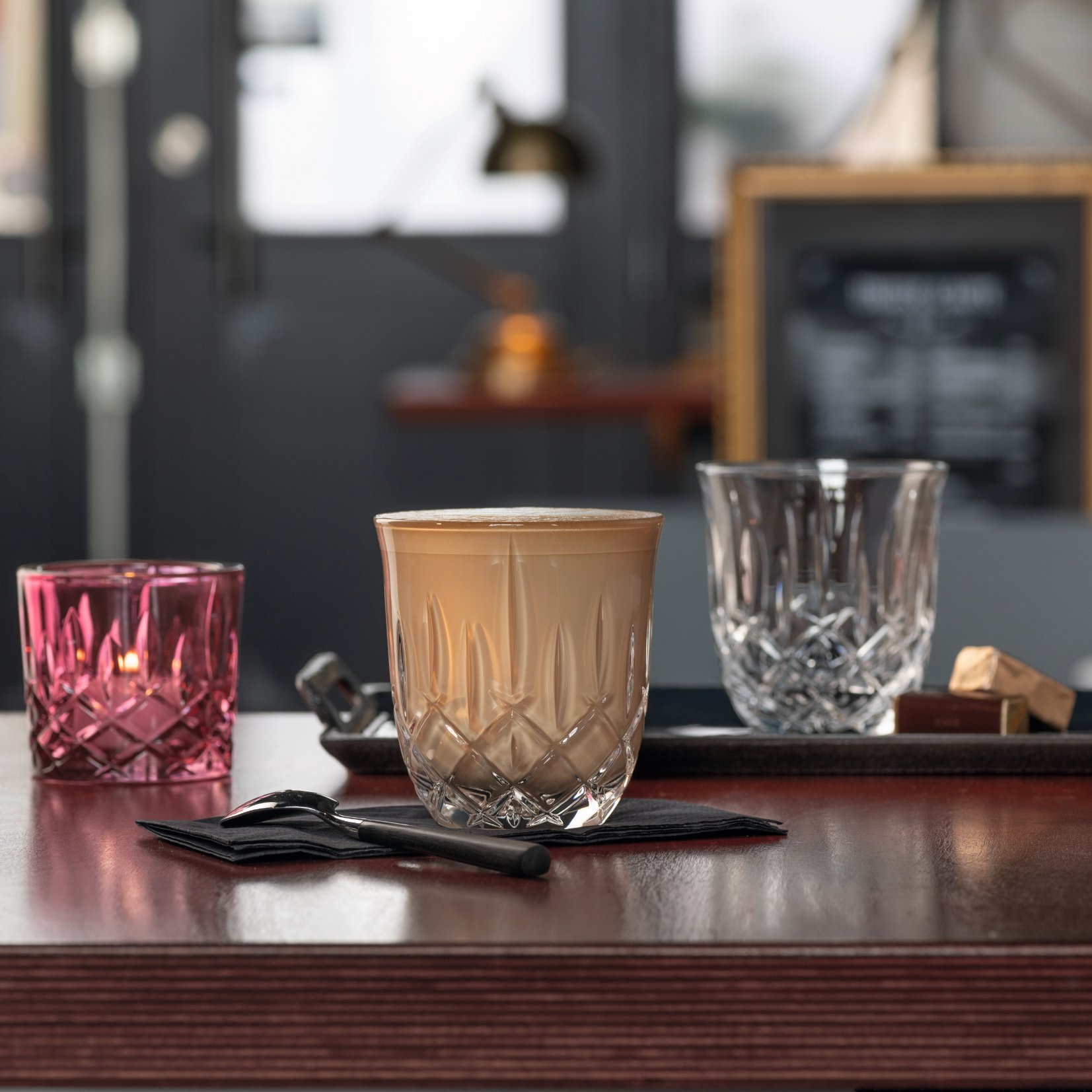 Cappuccino Gläser NOBLESSE BARISTA, 2er-Set, 235 ml, klar, Nachtmann