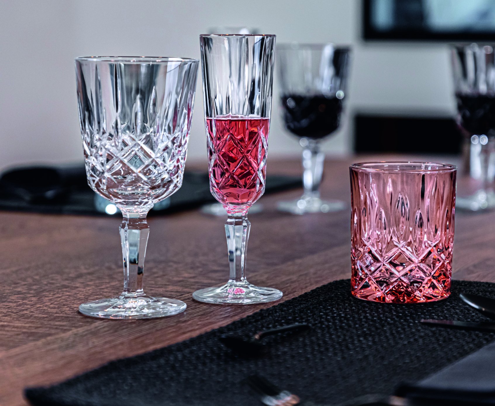 Whiskeygläser NOBLESSE COLORS, 2er-Set, 295 ml, Rosé, Nachtmann