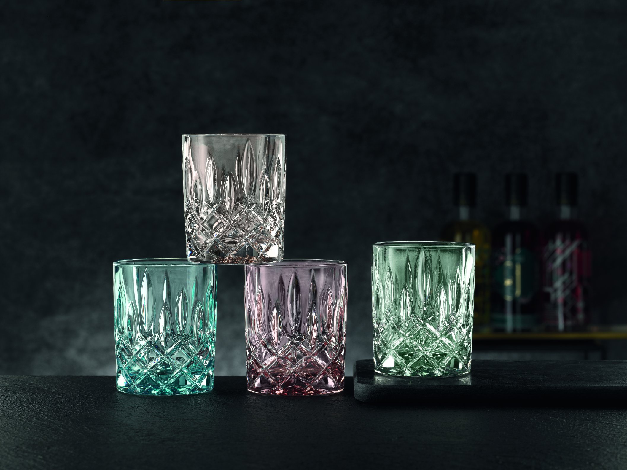 Whiskeygläser NOBLESSE COLORS, 2er-Set, 295 ml, Rosé, Nachtmann