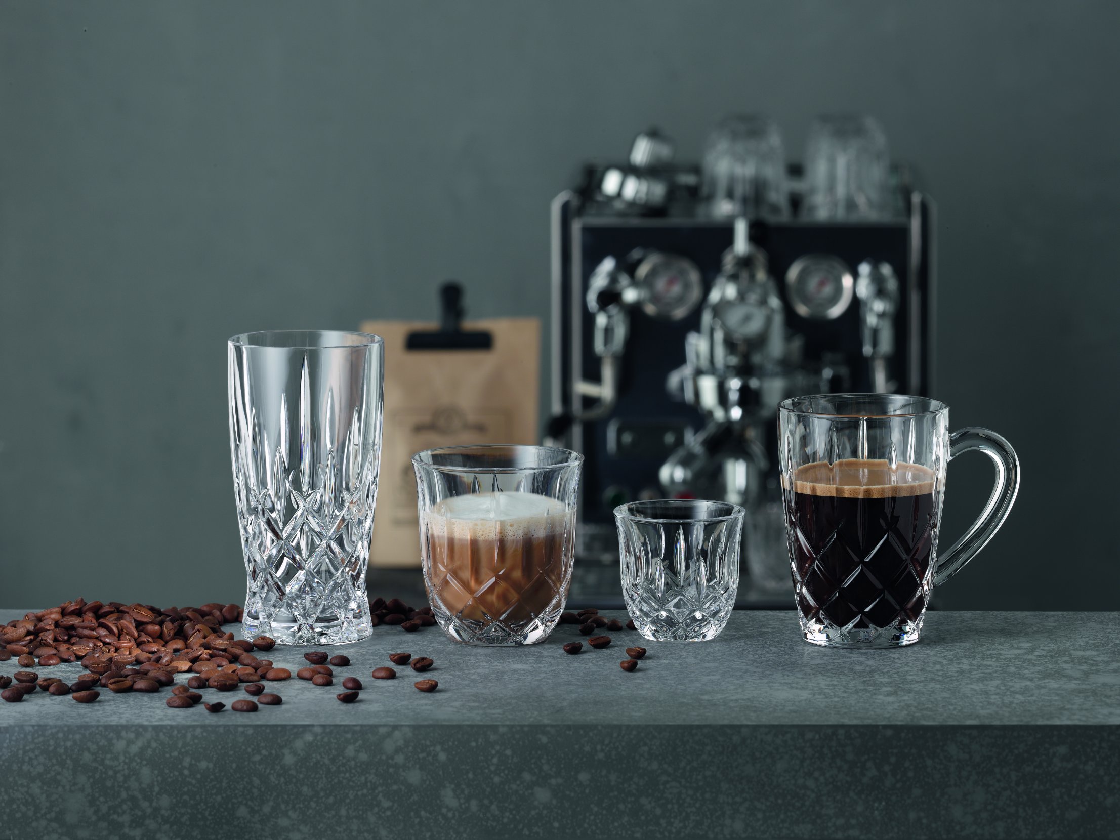 Kaffeegläser NOBLESSE BARISTA, 2er-Set, 347 ml, klar, Nachtmann