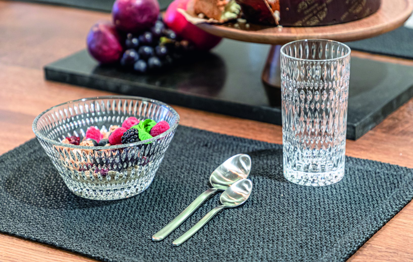 Schalen ETHNO, 2er-Set, 16 cm, klar, Glas, Nachtmann