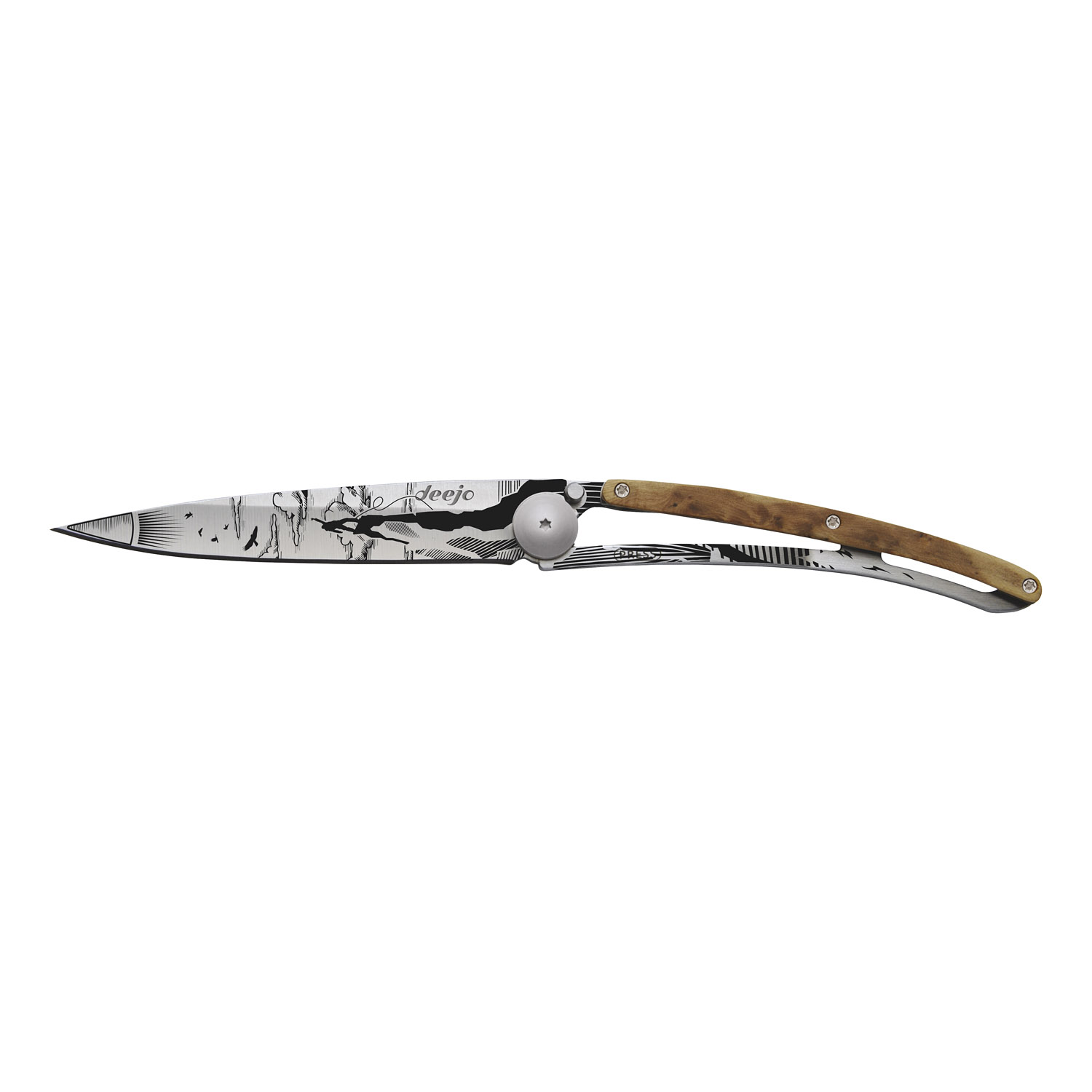 Taschenmesser OUTDOOR CLIMBING 37 g, Wacholder, deejo