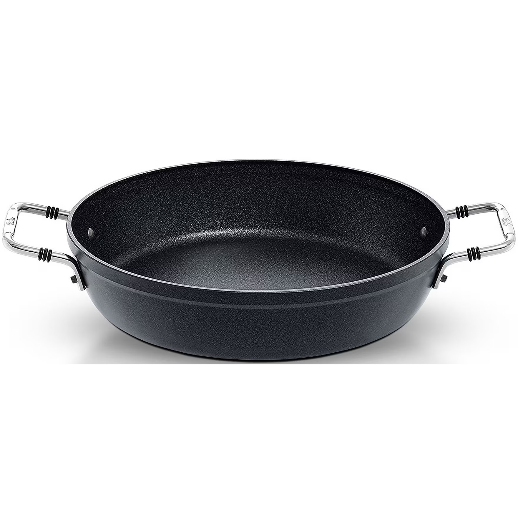 Servierpfanne ADAMANT 24 cm, schwarz, Aluminium, Fissler