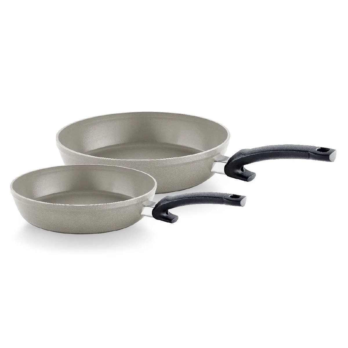 Pfannenset CERATAL COMFORT, 2er-Set, beige, Aluminium, Fissler