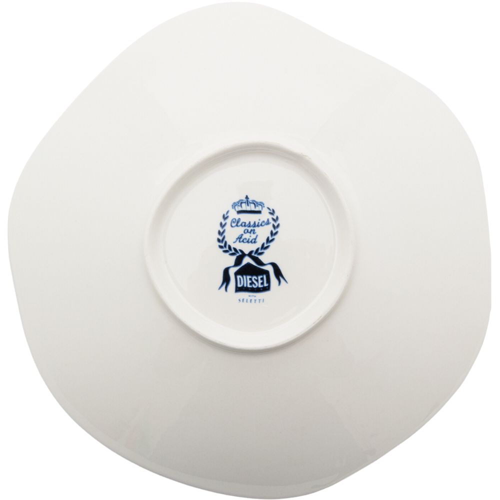 Teller tief DIESEL CLASSICS ON ACID LEONE 25 cm, blau, Porzellan, Seletti
