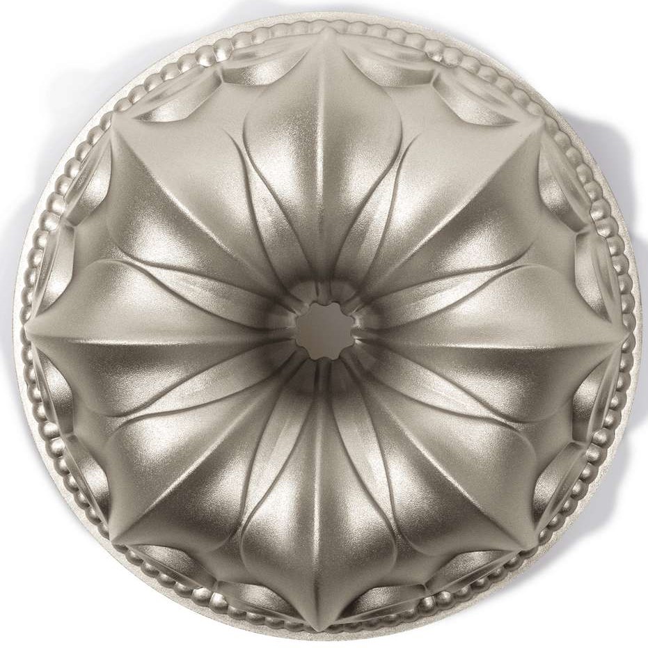 Gugelhupfform SWEET MAGIC LILY FLOWER 24 cm, Bronze, Aluminium, Guardini
