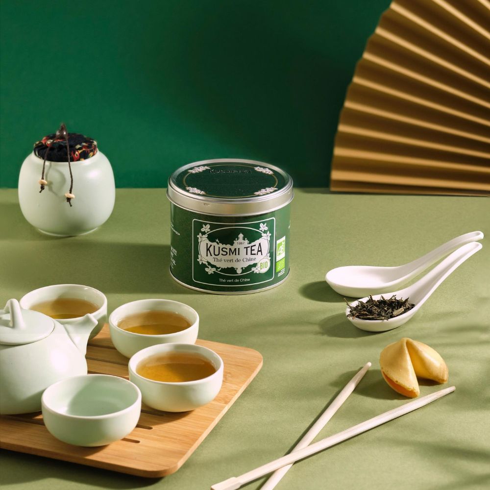 Grüner Tee CHINESE GREEN TEA, 100 g, Loser Tee Dose, Kusmi Tea