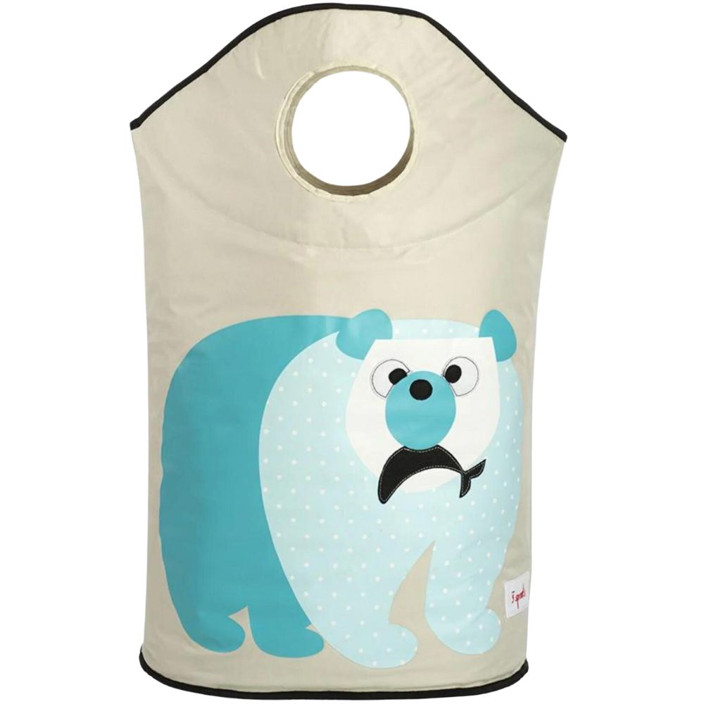 Wäschebox BEAR 70 l, beige, 3 Sprouts
