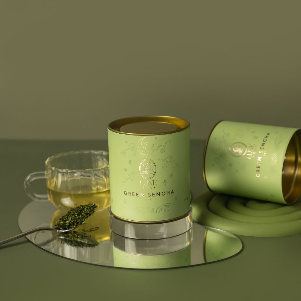 Grüner Tee SENCHA, 40 g Dose, Lune Tea